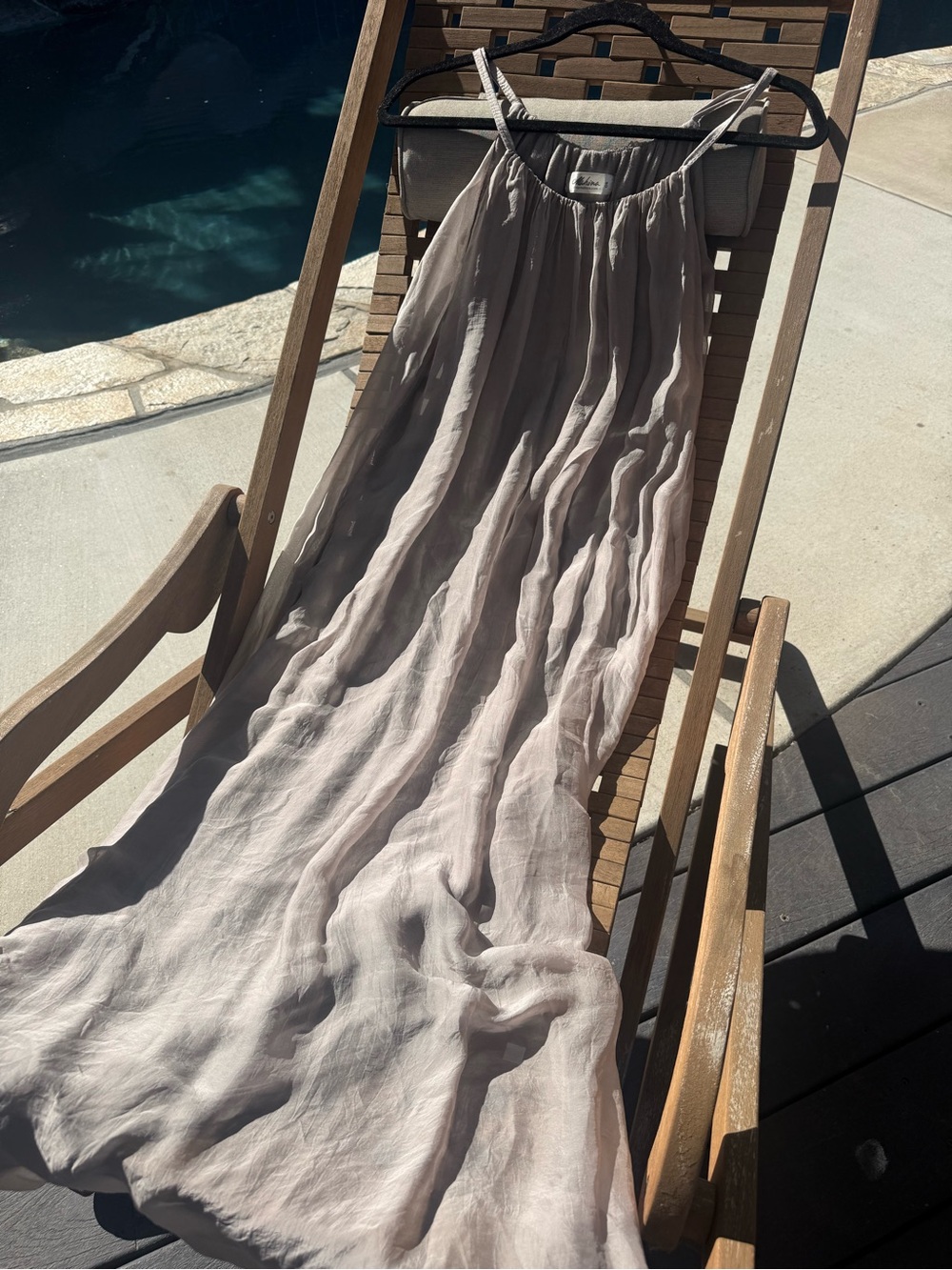 mahina Taupe maxi dress